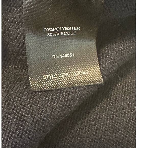 Kaia Collective navy blue long decorated sleeves sweater size XS - Picture 4 of 10